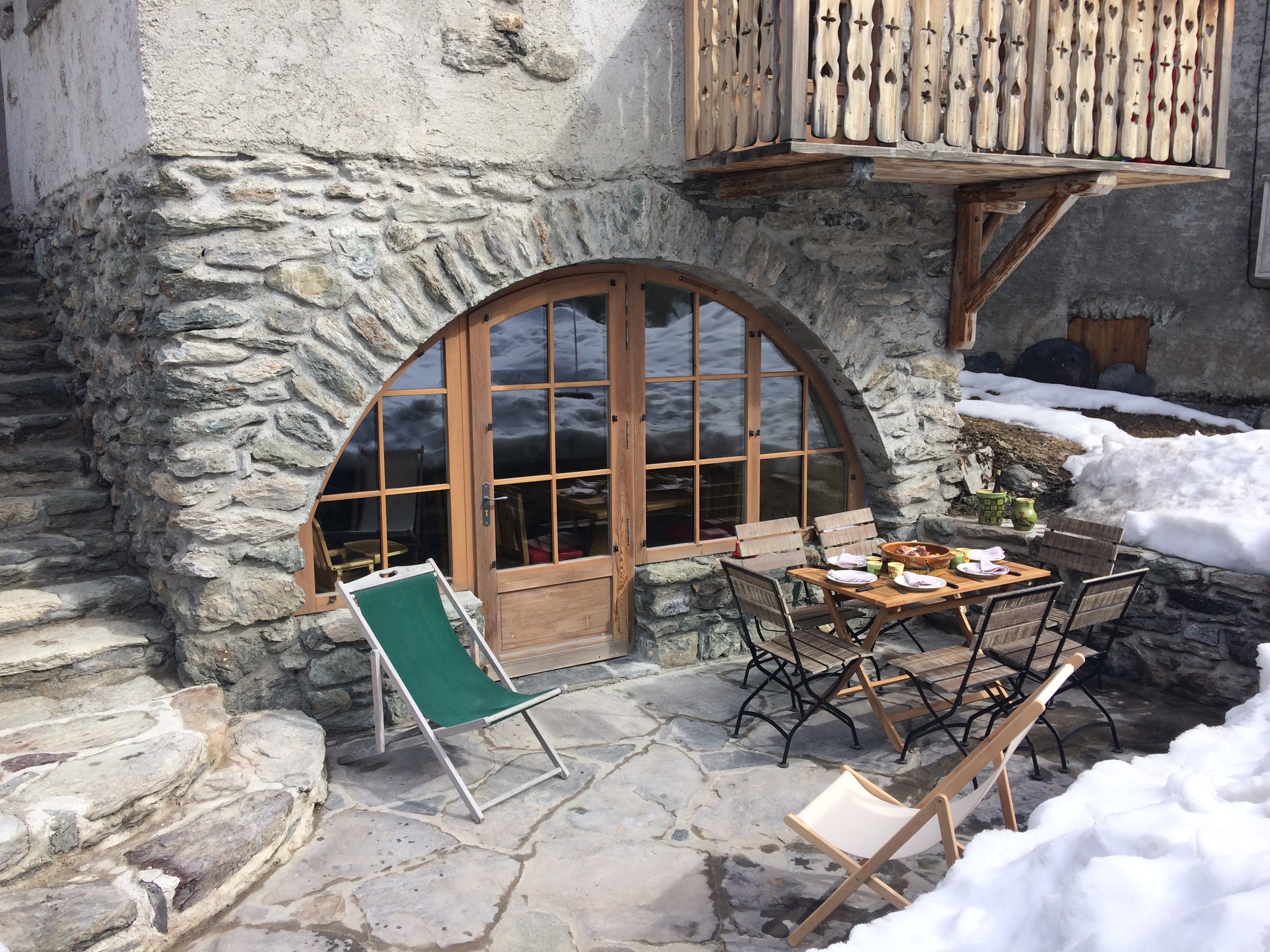 Terrasse – vue montagne